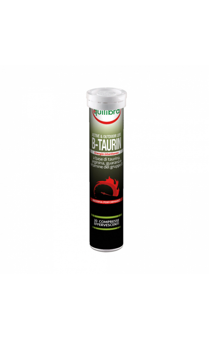 EQUILIBRA maisto papildas B-TAURIN, 20 šnypščiųjų tablečių